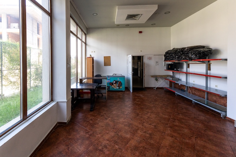 Café and atrium space today