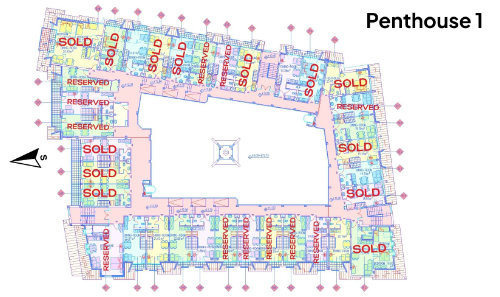 Penthouse 1 floor plan