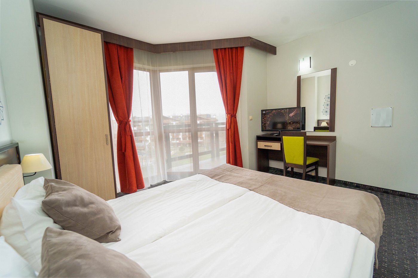 Bedroom with workspace